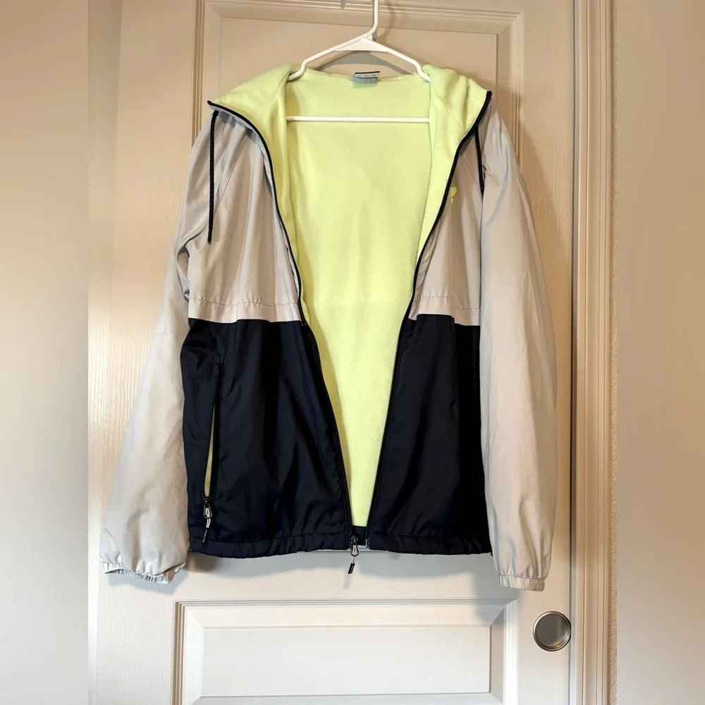 Men’s Size Small New Balance Lime Green Fleece Jacket